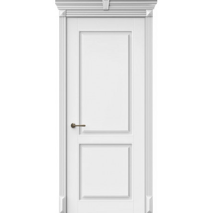 Межкомнатная дверь Сиена Белая эмаль