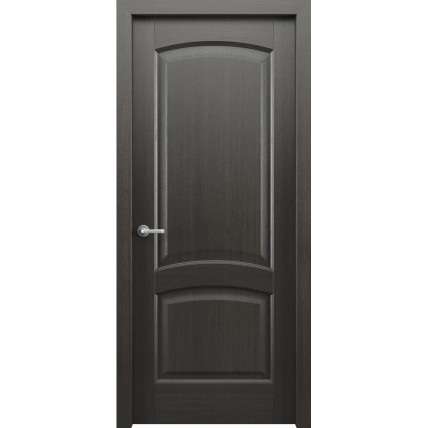 Межкомнатная дверь натуральный шпон Классик 104 ПГ шпон цвет Венге