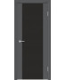  Усиленная Межкомнатная дверь Экошпон   + 11 цвет на выбор стекло черный - белый лакобель на выбор 