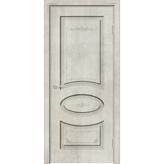 Межкомнатная дверь Усиленная Классика Б15 цвет Светлый бетон