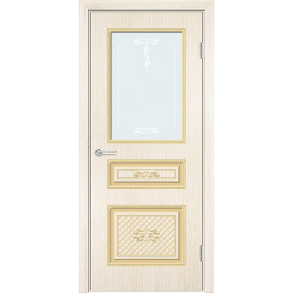 Межкомнатная дверь натуральный шпон Модерн 13 цвет на выбор