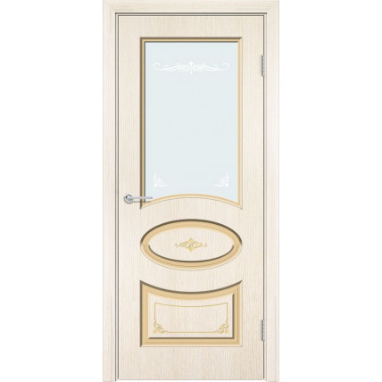 Межкомнатная дверь натуральный шпон Леонардо 15 цвет на выбор