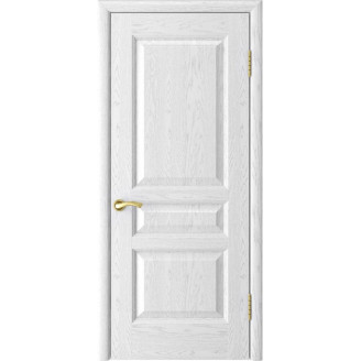 Межкомнатная дверь натуральный шпон Классик 103 ПГ цвет Ясень Ваниль