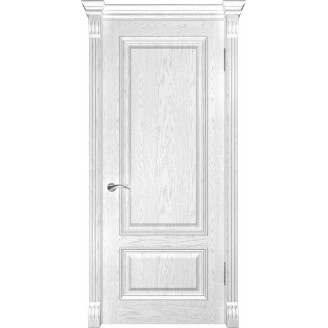 Межкомнатная дверь натуральный шпон Версаль 1 ПГ цвет  Ясень Ваниль