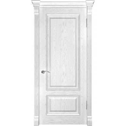 Межкомнатная дверь натуральный шпон Версаль 1 ПГ цвет  Ясень Ваниль