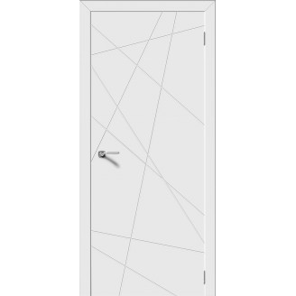 Межкомнатная дверь Линия 2 белая эмаль